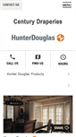 Mobile Screenshot of centurydraperies.com